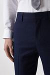Burton Plus And Tall Tailored Fit Navy Marl Suit Trousers thumbnail 4