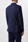 Burton Plus And Tall Tailored Fit Navy Marl Suit Jacket thumbnail 3