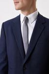 Burton Plus And Tall Tailored Fit Navy Marl Suit Jacket thumbnail 4