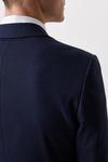 Burton Plus And Tall Tailored Fit Navy Marl Suit Jacket thumbnail 6