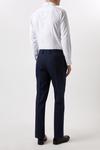 Burton Plus And Tall Slim Fit Navy Marl Suit Trousers thumbnail 3