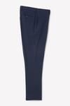 Burton Plus And Tall Slim Fit Navy Marl Suit Trousers thumbnail 5