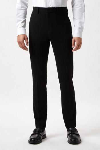 Related Product Slim Fit Black Tuxedo Trousers