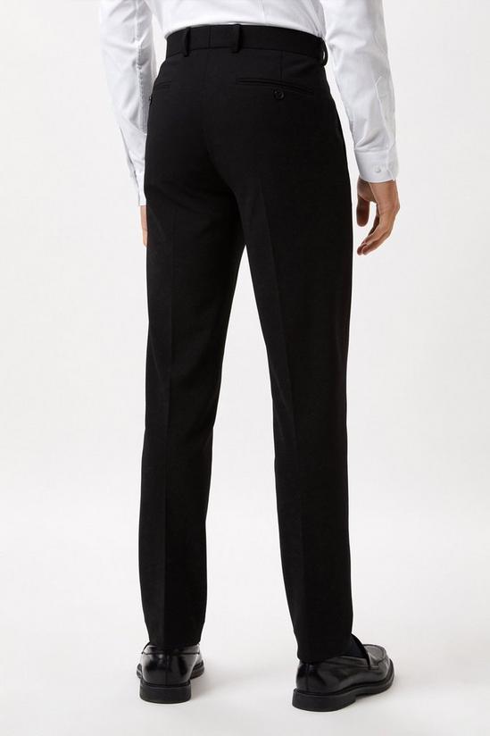 Burton Slim Fit Black Tuxedo Trousers 3