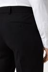 Burton Slim Fit Black Tuxedo Trousers thumbnail 4