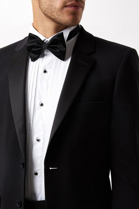 Burton Slim Fit Black Tuxedo Suit Jacket 4