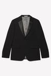Burton Slim Fit Black Tuxedo Suit Jacket thumbnail 5