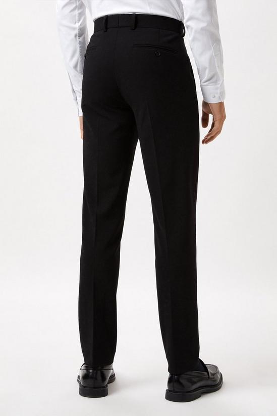 Burton Skinny Fit Black Tuxedo Suit Trousers 3