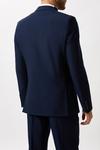 Burton Slim Fit Navy Tuxedo Suit Jacket thumbnail 3