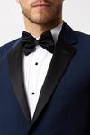 Burton Slim Fit Navy Tuxedo Suit Jacket thumbnail 4