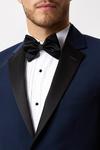 Burton Slim Fit Navy Tuxedo Suit Jacket thumbnail 6