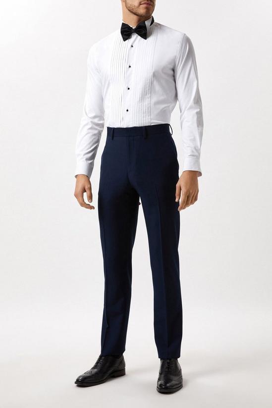 Burton Slim Fit Navy Tuxedo Suit Trousers 2