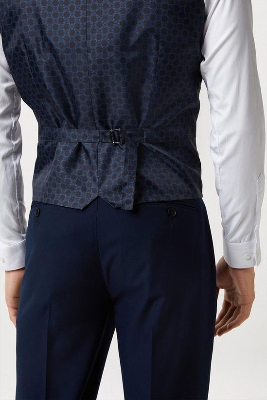 Burton Slim Fit Navy Tuxedo Waistcoat 6