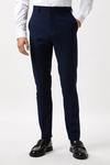Burton Skinny Fit Navy Tuxedo Suit Trousers thumbnail 2