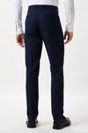 Burton Skinny Fit Navy Tuxedo Suit Trousers thumbnail 3