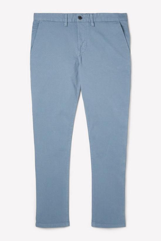 Burton Slim Fit Blue Chino Trousers 5