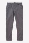 Burton Slim Fit Charcoal 5 Pocket Chino Trousers thumbnail 5
