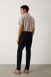 Burton Slim Fit Navy 5 Pocket Chino Trousers thumbnail 3