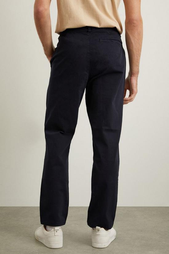 Burton Skinny Fit Navy Chino Trousers 3