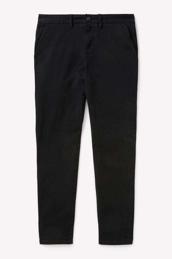 Burton Regular Fit Black Chino Trousers 5