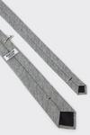 Burton Regular Ice Grey Marl Texture Tie And Tie Clip thumbnail 4