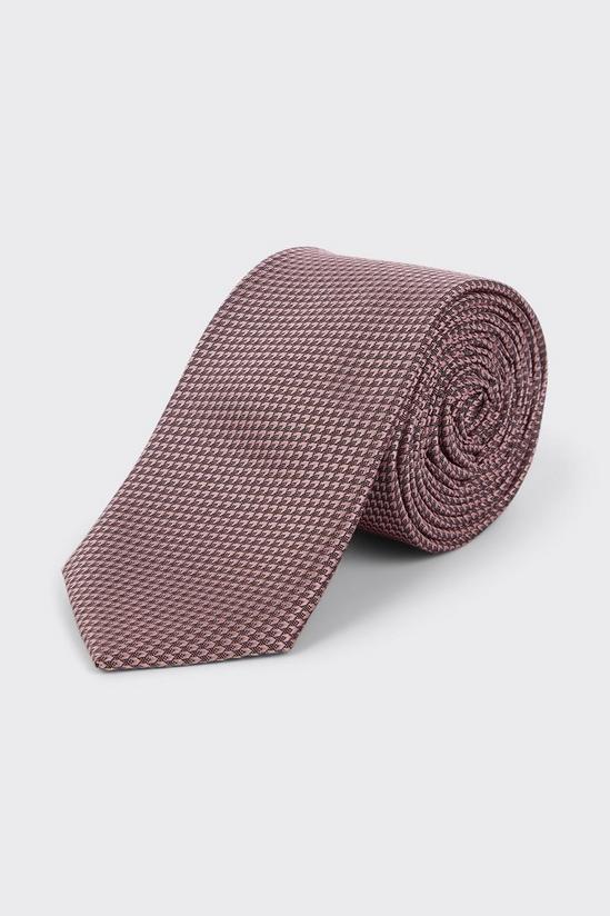 Burton Pink Two Tone Textured Tie 2