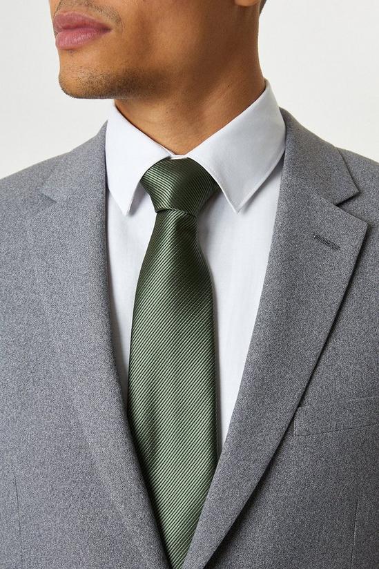 Burton Regular Khaki Twill Tie 1