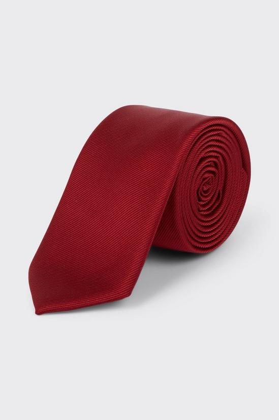 Burton Slim Dark Red Tie 2