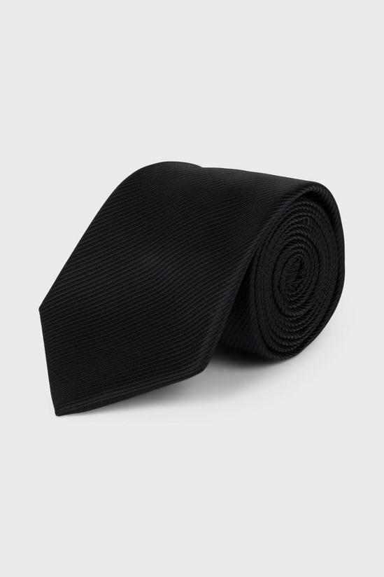 Burton Regular Black Twill Tie 2