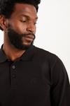 Burton Black Long Sleeve Pique Polo Shirt thumbnail 4