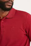 Burton Burgundy Long Sleeve Pique Polo Shirt thumbnail 4
