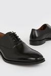 Burton Black 1904 Leather Plain Oxford Shoes thumbnail 5