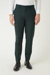 Burton Slim Fit Green Suit Trousers thumbnail 2