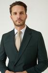 Burton Double Breasted Slim Fit Green Suit Jacket thumbnail 4