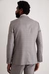 Burton Skinny Fit Grey Fine Check Suit Jacket thumbnail 3