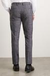 Burton Slim Fit Navy Textured Pow Check Suit Trousers thumbnail 3
