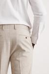 Burton Skinny Fit Neutral Semi Plain Suit Trousers thumbnail 2