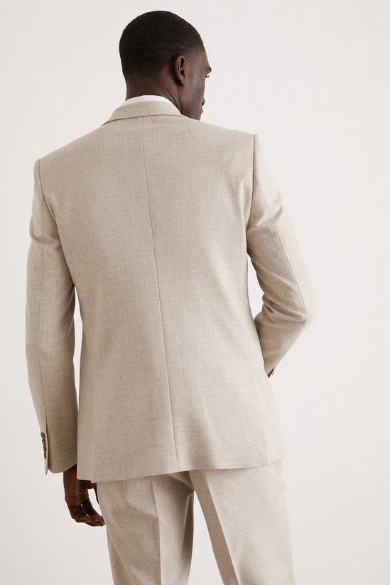 Burton Skinny Fit Neutral Semi Plain Suit Jacket 3