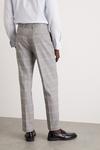 Burton Slim Fit Grey Highlight Check Suit Trousers thumbnail 3