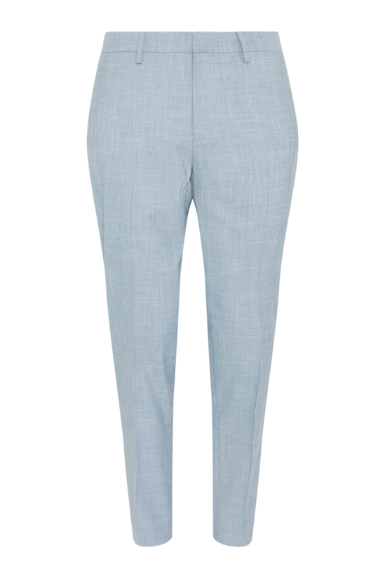 Burton Slim Fit Light Blue Puppytooth Suit Trousers 4