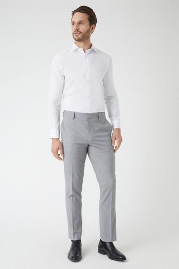 Related Product Slim Fit Light Grey Textured Suit Trousers