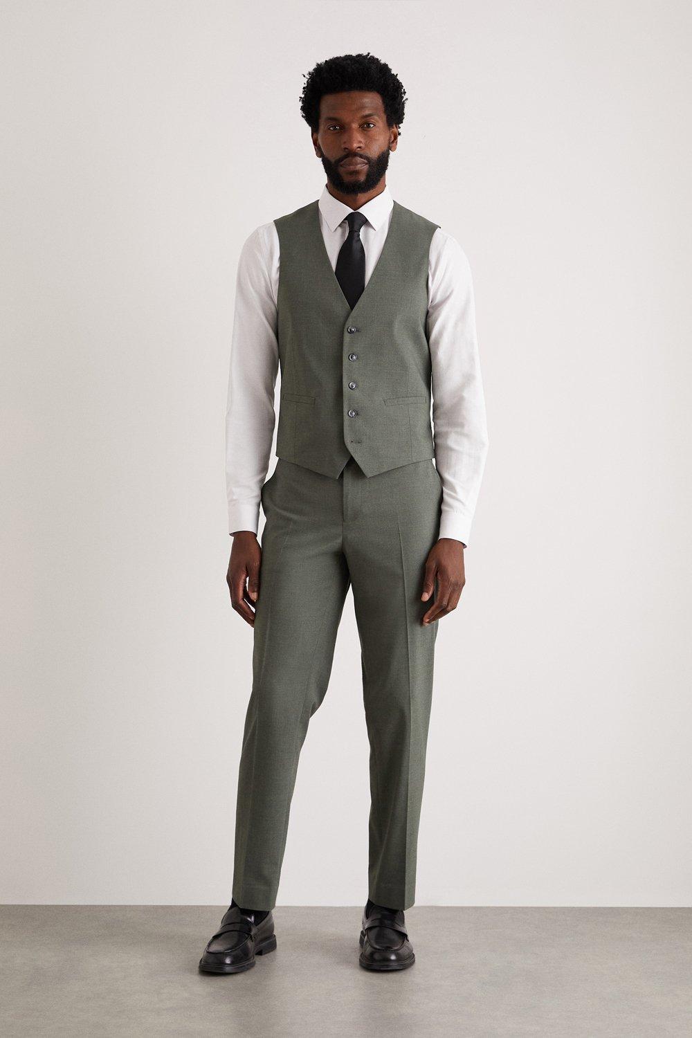 Grey suit green outlet waistcoat