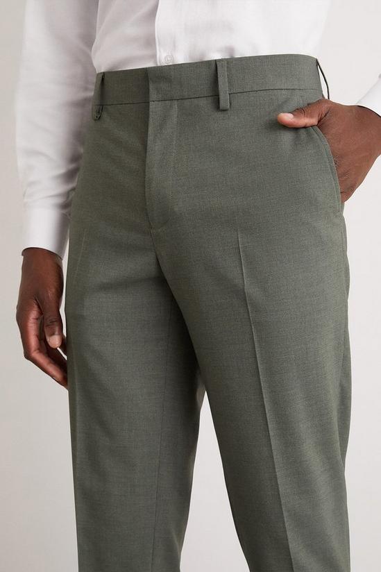 Burton Slim Fit Khaki Fine Twill Suit Trouser 2