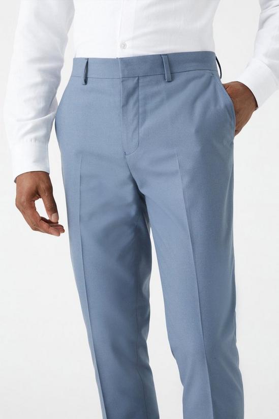 Burton Slim Fit Blue Suit Trousers 2