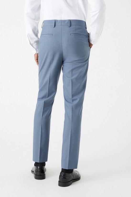 Burton Slim Fit Blue Suit Trousers 3