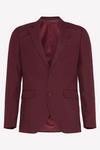 Burton Slim Fit Burgundy Suit Jacket thumbnail 2