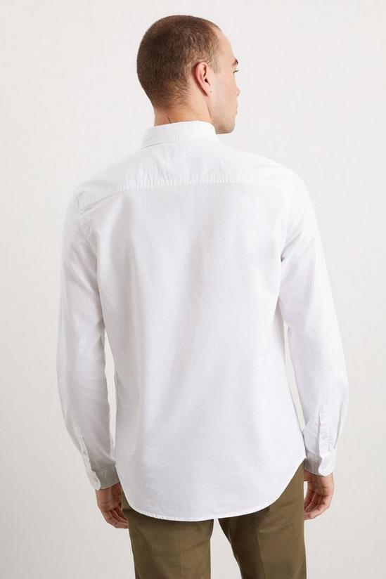 Burton Long Sleeve Chest Pocket Oxford Shirt 3