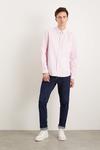 Burton Pink Long Sleeve Pocket Oxford Shirt thumbnail 2
