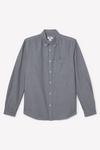 Burton Charcoal Long Sleeve Pocket Oxford Shirt thumbnail 5