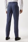 Burton Slim Fit Grey Check Tweed Suit Trousers thumbnail 3